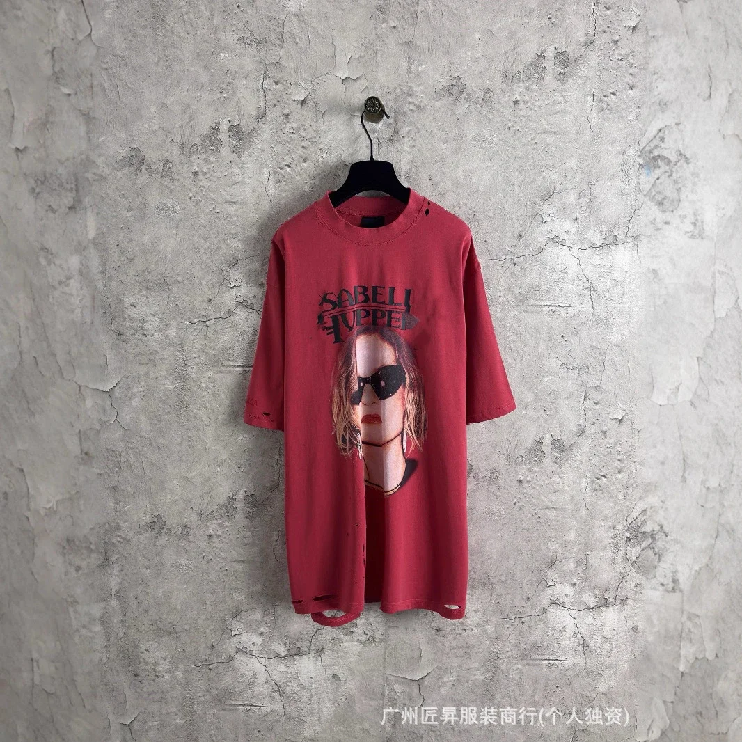 Balenciaga 2025 Summer Oversized Art Tee
