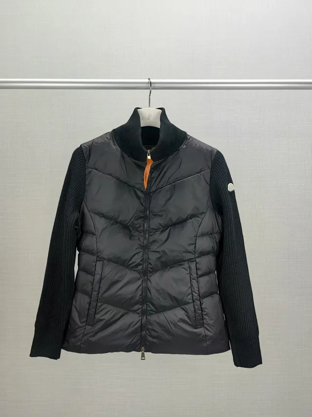 Meng's Women's Wool Knit Down Cardigan Detail