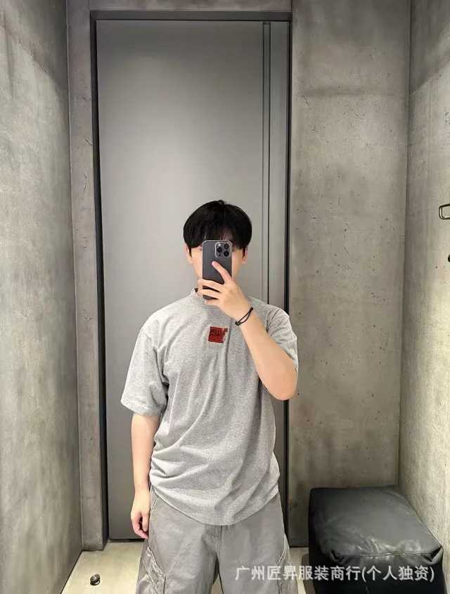 Balenciaga SS New Tape Print Tee Detail
