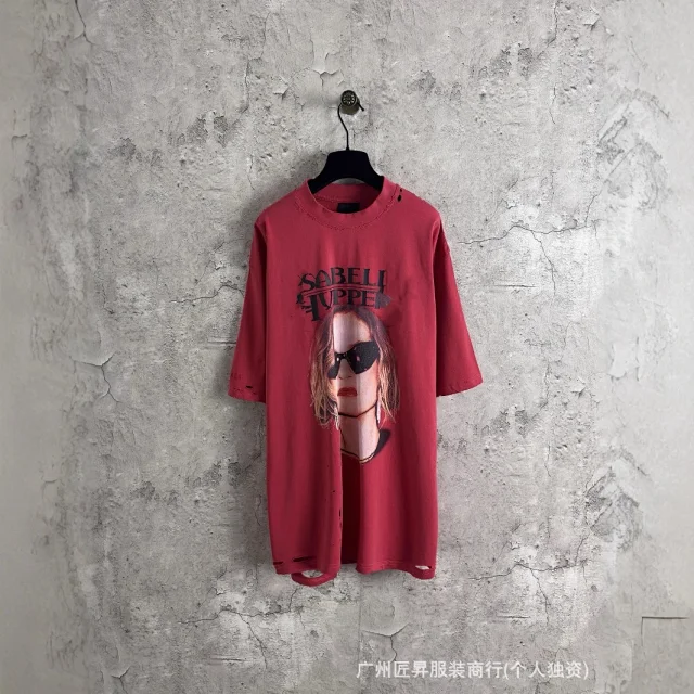 Balenciaga 2025 Summer Oversized Art Tee Detail