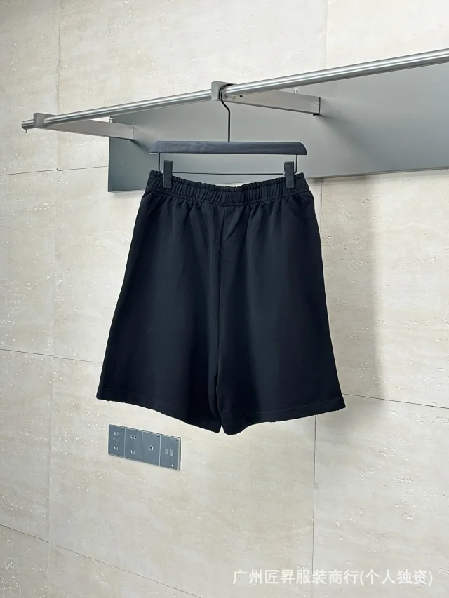 Paris B Unisex Classic Logo Shorts Detail