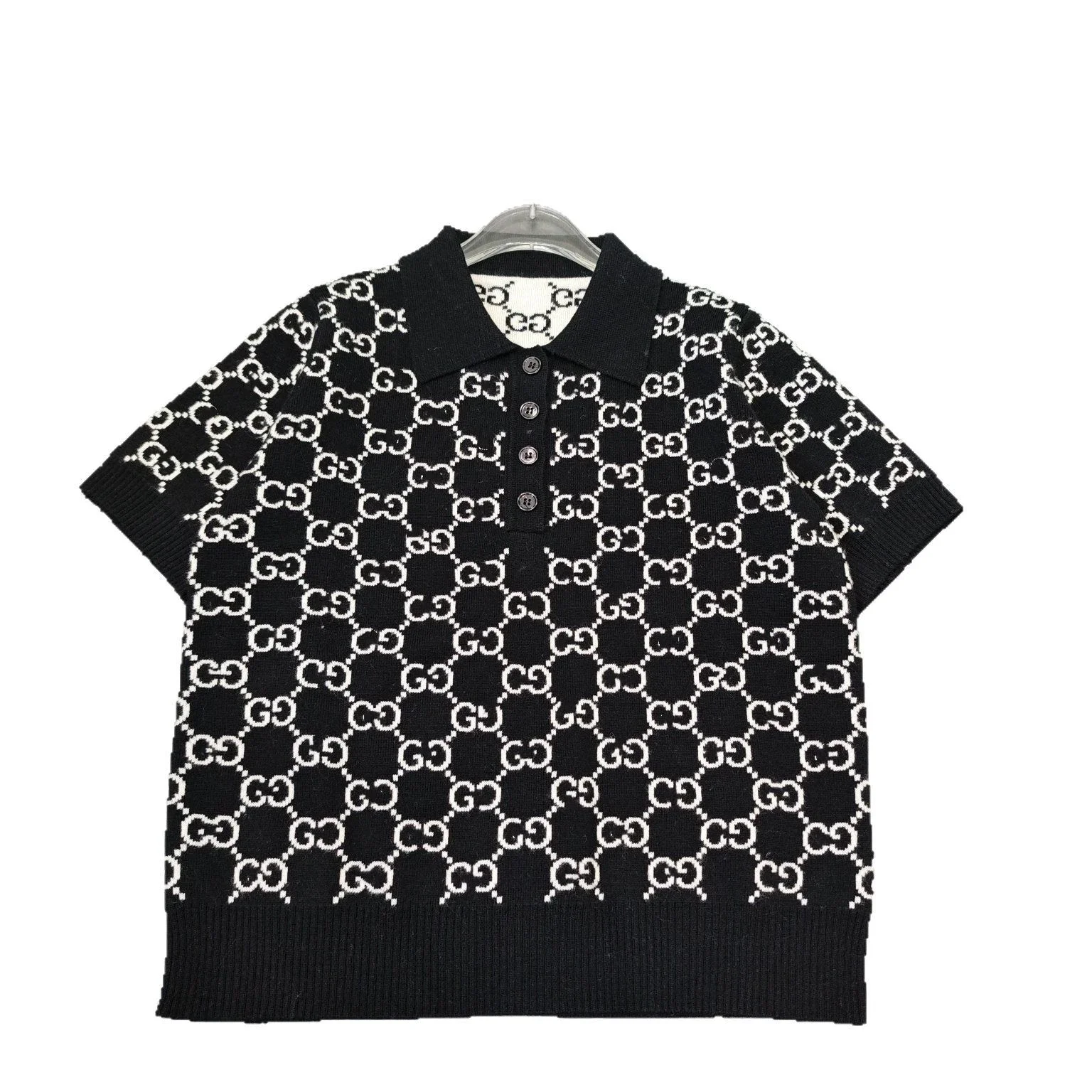 G Customizable French-Style 3D Letter Polo