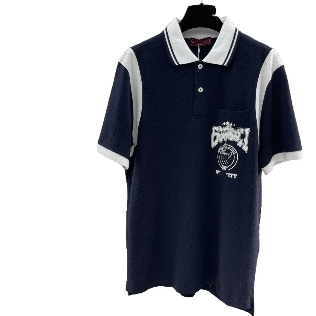 PU Unisex OS Contrast Print Polo