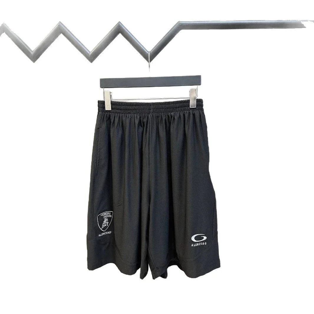 Balenciaga Summer Collab Unisex Embroidered Shorts