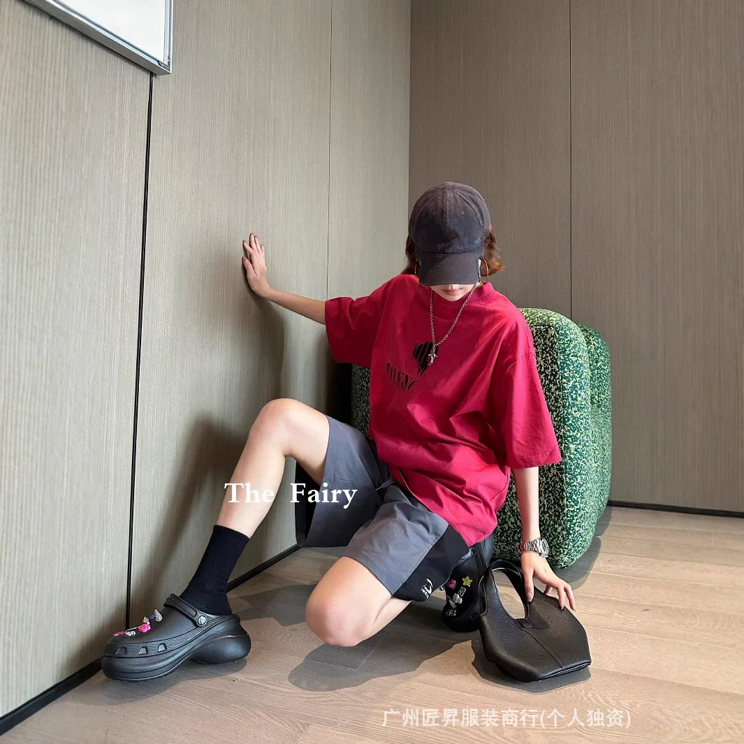 Streetwear Logo Embroidered Quick-Dry Running Shorts