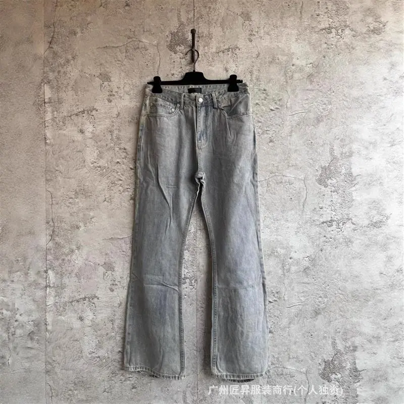 Authentic Balenciaga Micro-flared Jeans Unisex Slim