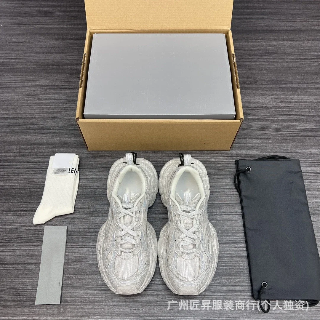 2025 Paris 3XL Diamond-Studded Couple's Sneakers