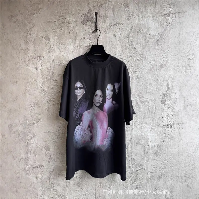 Balenciaga Kardashian Print Unisex Loose Tee