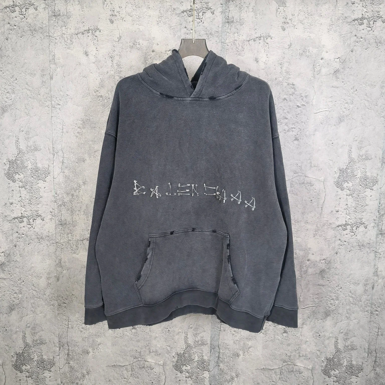 New Paris AW24 Distressed Unisex Hoodie