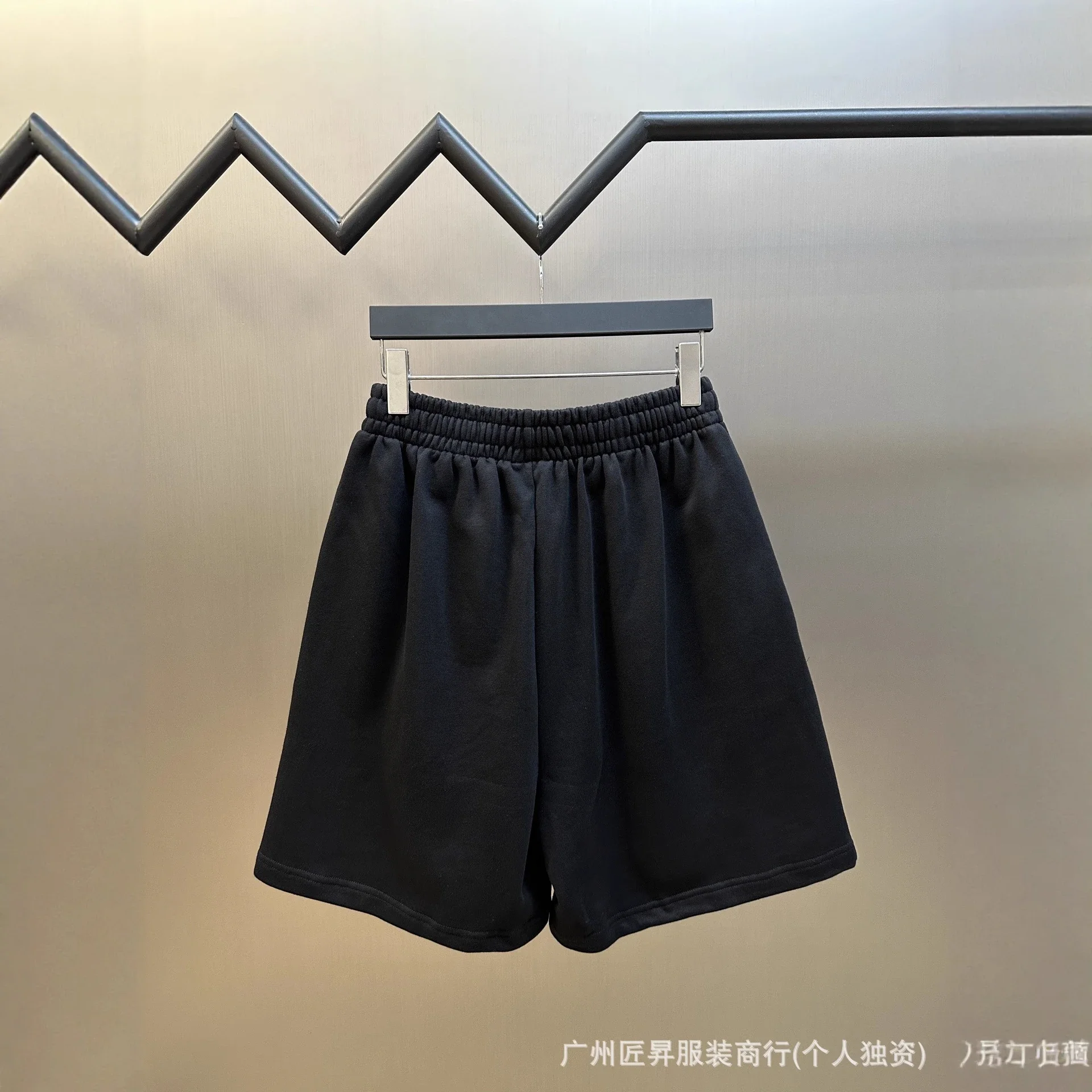 Paris Home Unisex Embroidered Sports Shorts