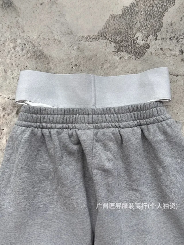 Paris Home New Straight Patchwork Pants Detail