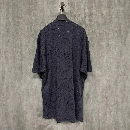 Balenciaga Starry Distressed Tee 2025 Detail
