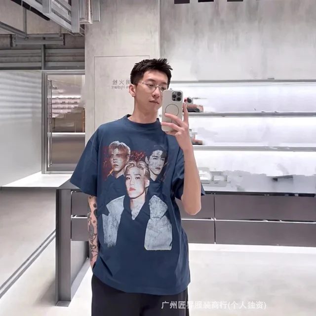 ppkrit Unisex Printed Oversized Tee Detail