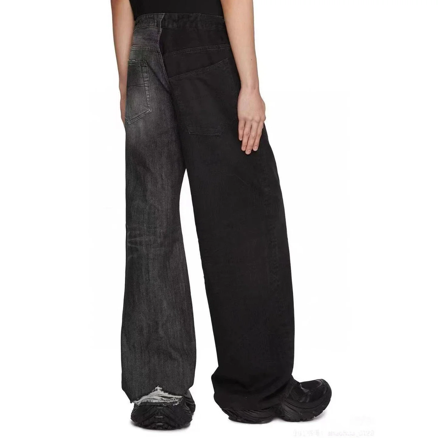 Paris Home Vintage Patchwork Relaxed Jeans