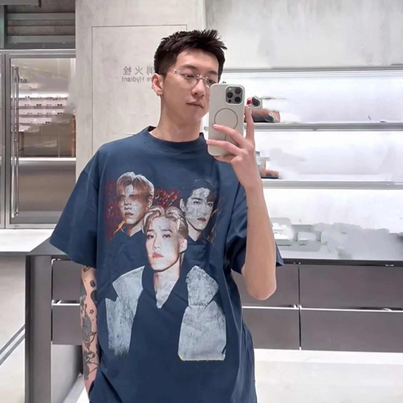 ppkrit Unisex Printed Oversized Tee