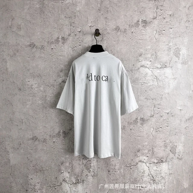 Balenciaga Unisex Sneaker Print Tee Detail