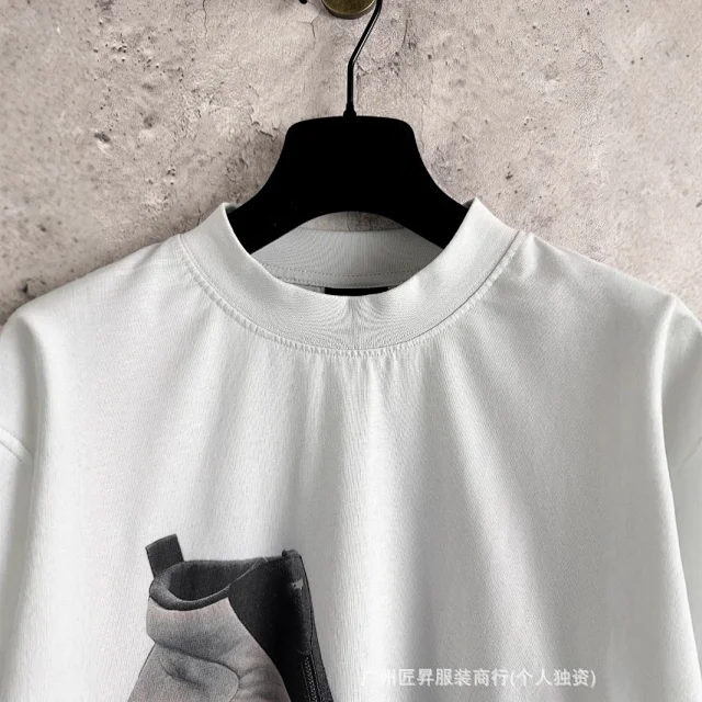 Balenciaga Unisex Sneaker Print Tee Detail