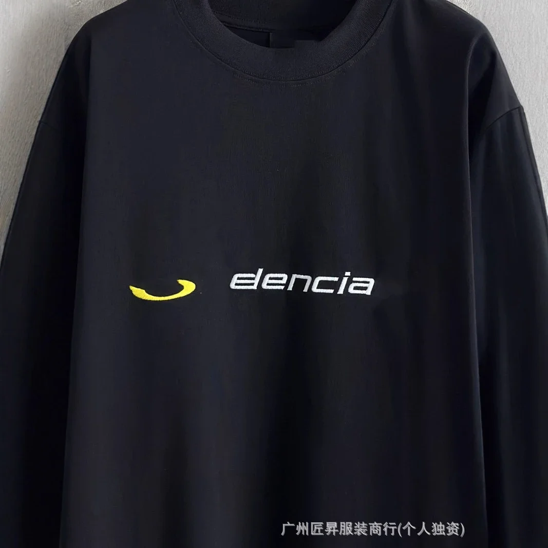 Balenciaga New Unisex Embroidered Oversized T-Shirt