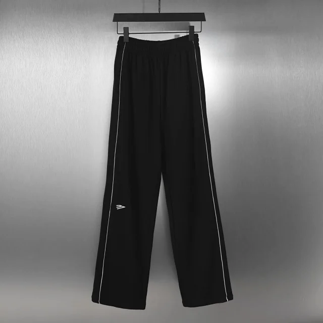 B Embroidered Slant M Casual Pants Unisex Loose Detail