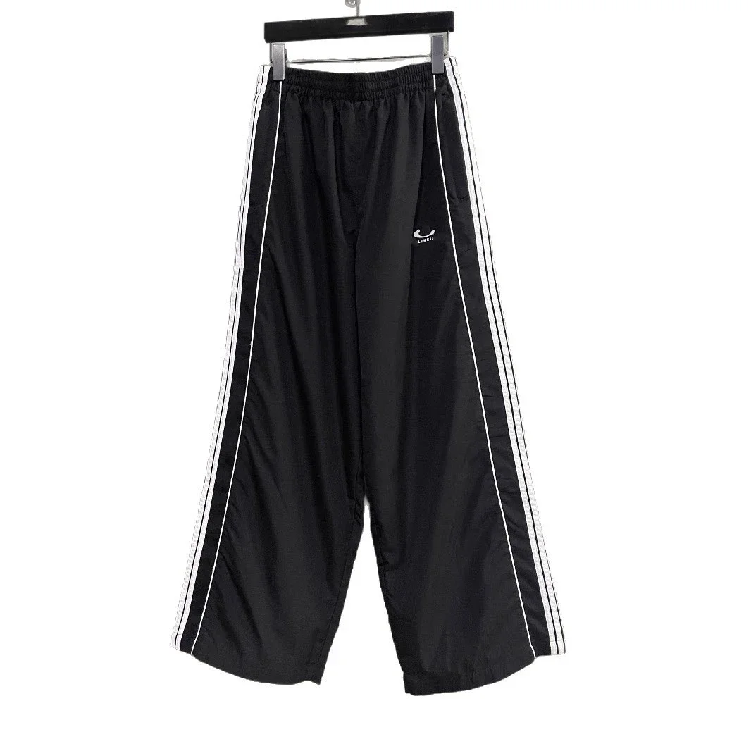 B Brand Unisex Loose-Fit Embroidered Pants