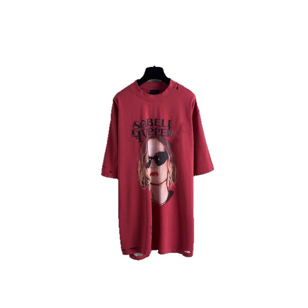 Balenciaga 2025 Summer Oversized Art Tee