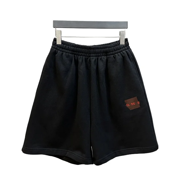 Paris Home Unisex Embroidered Sports Shorts Detail