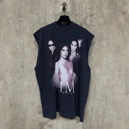 Duzhe Balenciaga 25SS Kim Print Tee