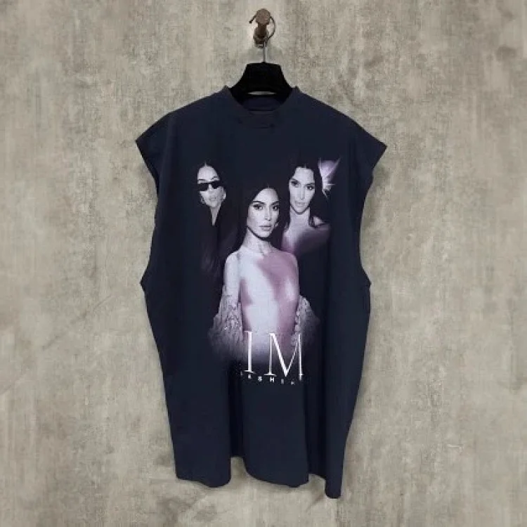 Duzhe Balenciaga 25SS Kim Print Tee