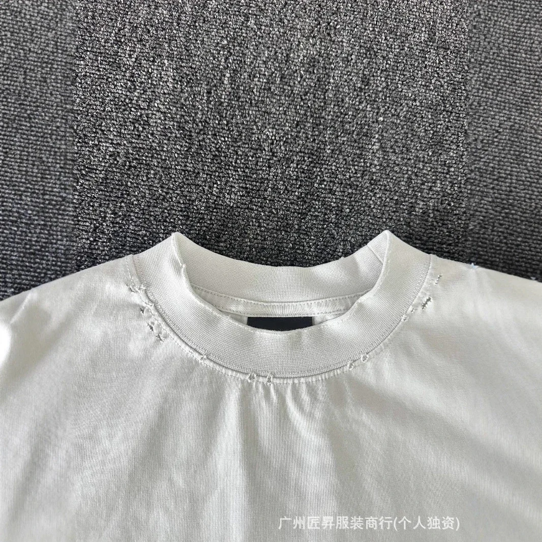 B Unisex Loose Melting Print Tee