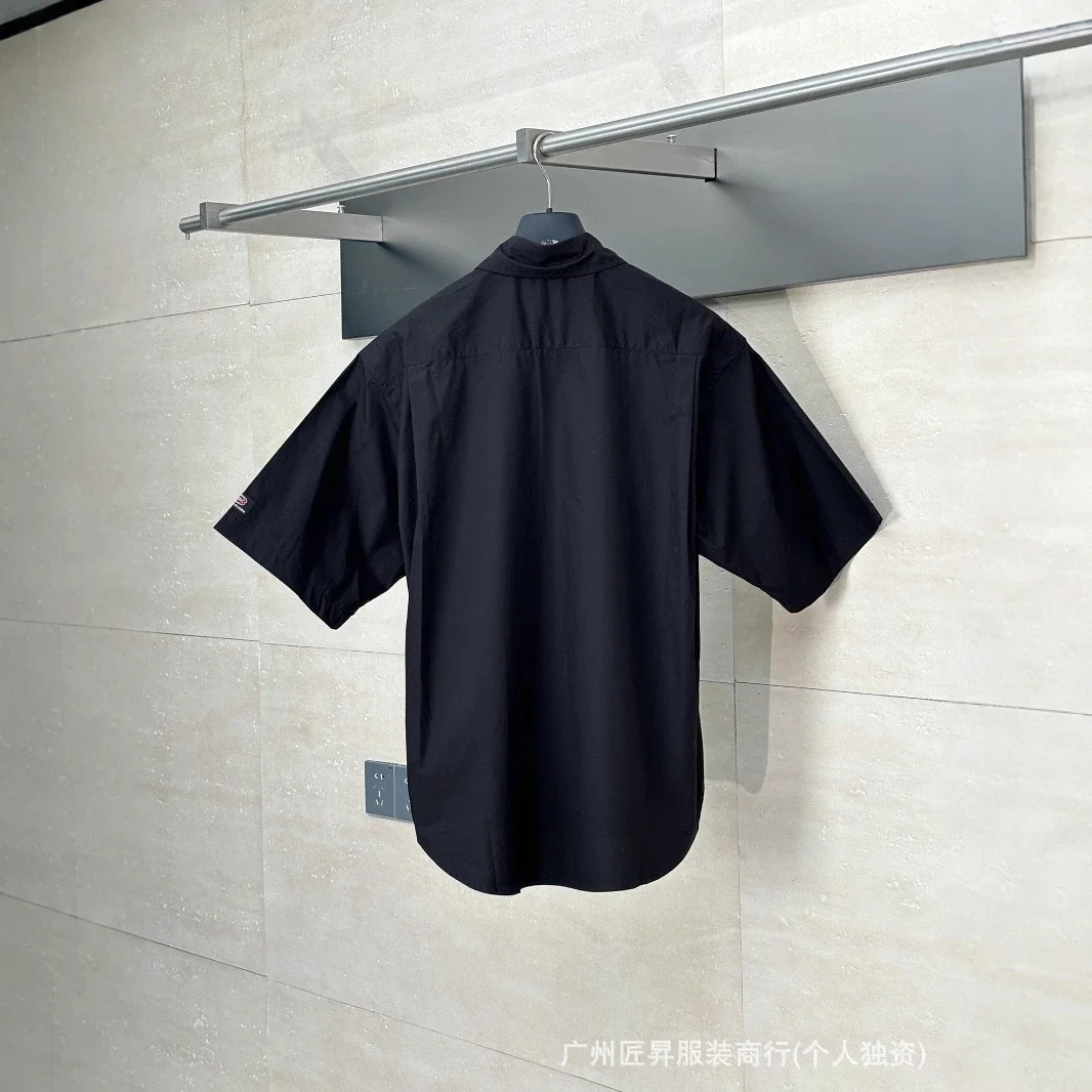 DuHome 25SS B Label Print Shirt