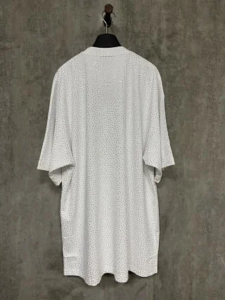 Balenciaga Starry Distressed Tee 2025 Detail