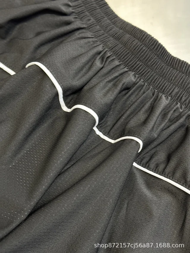Balenciaga Summer Collab Unisex Embroidered Shorts Detail
