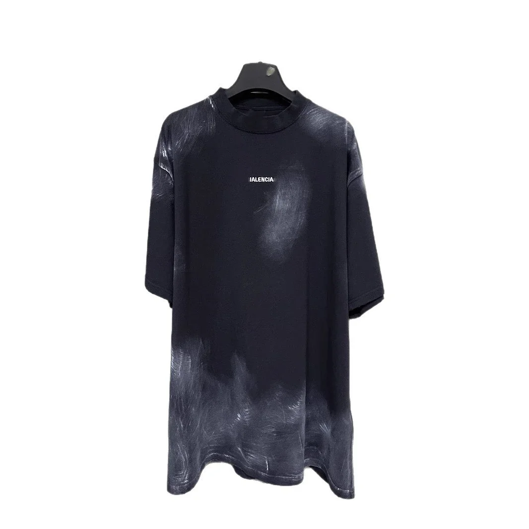 B SS25 Unisex Hand-Painted Distressed Tee