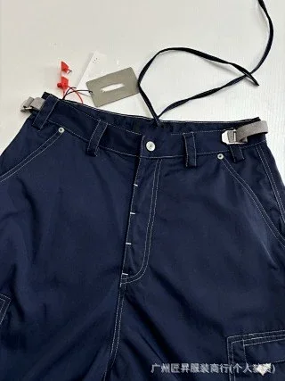 Du Balenciaga SS25 Embroidered Utility Pants Detail