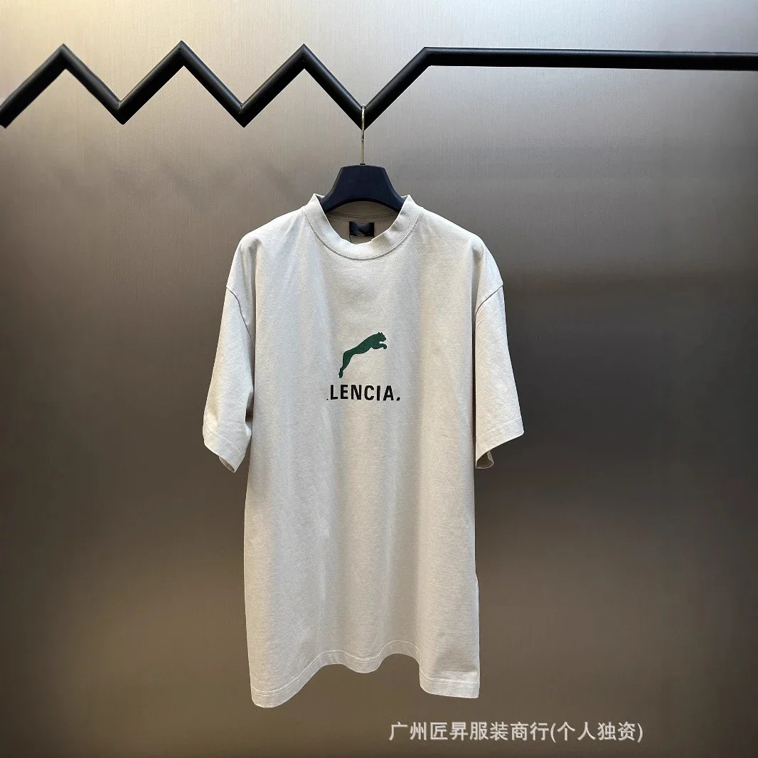 Authentic Balenciaga Paris Print Washed Tee