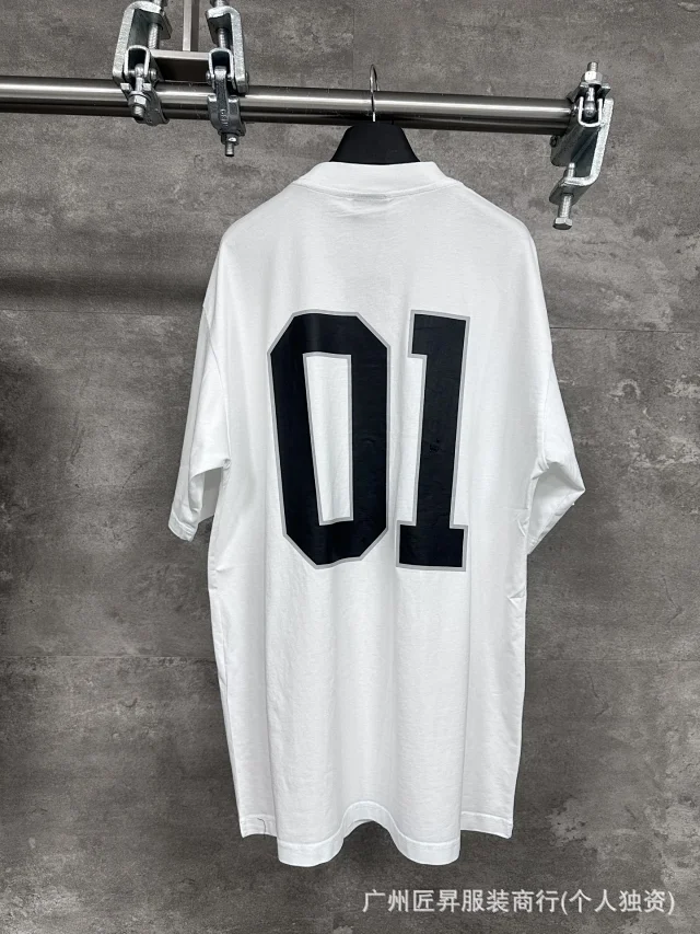 B Unisex Print T-Shirt SS25 Paris Detail