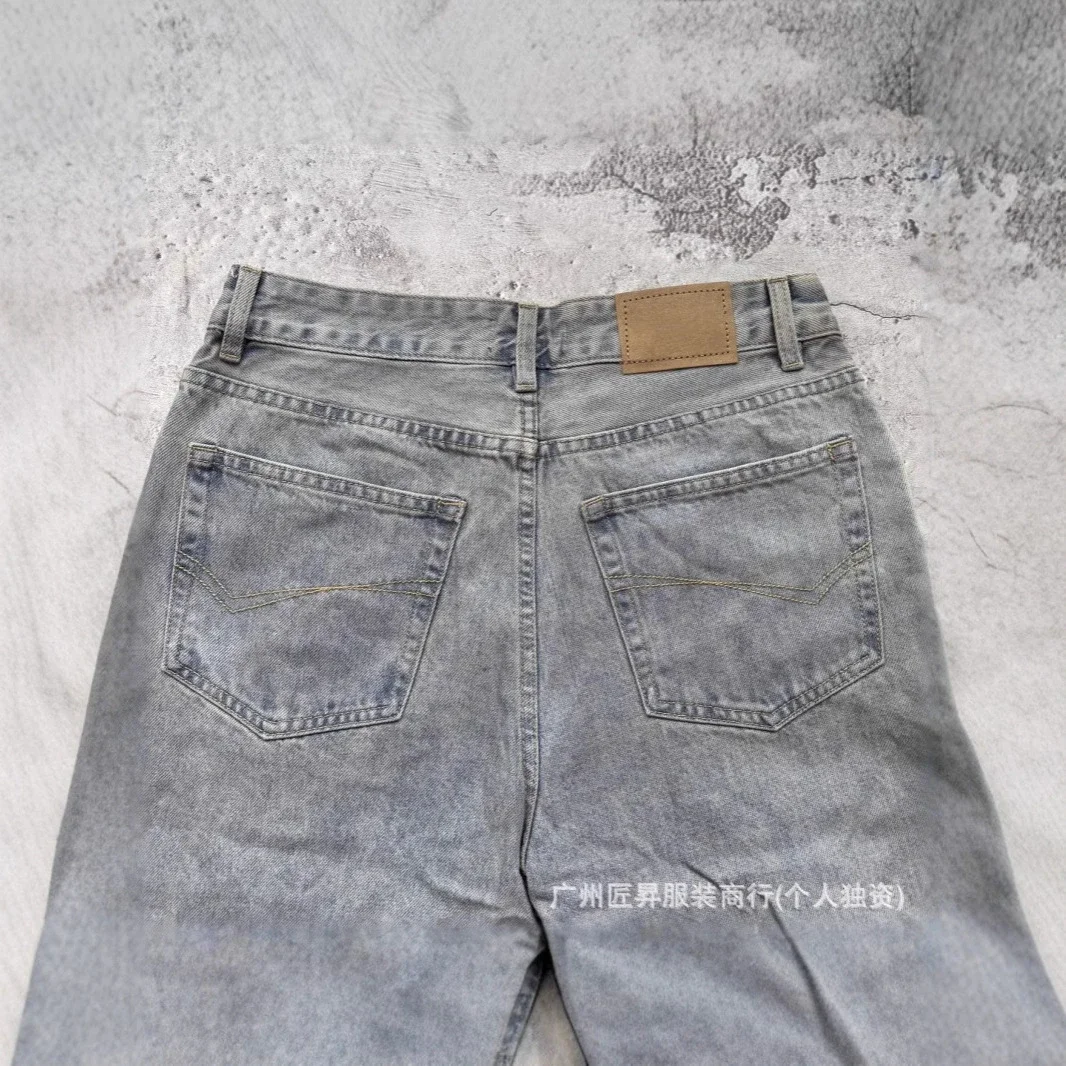 Authentic Balenciaga Micro-flared Jeans Unisex Slim