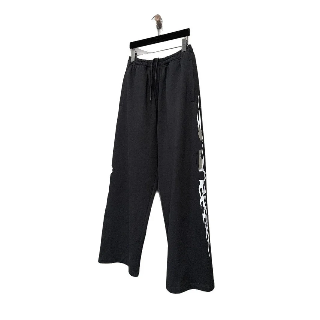 B SS25 Black Flame Mesh Pants