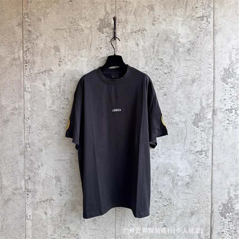 Paris Home Unisex Embroidered Loose T-Shirt