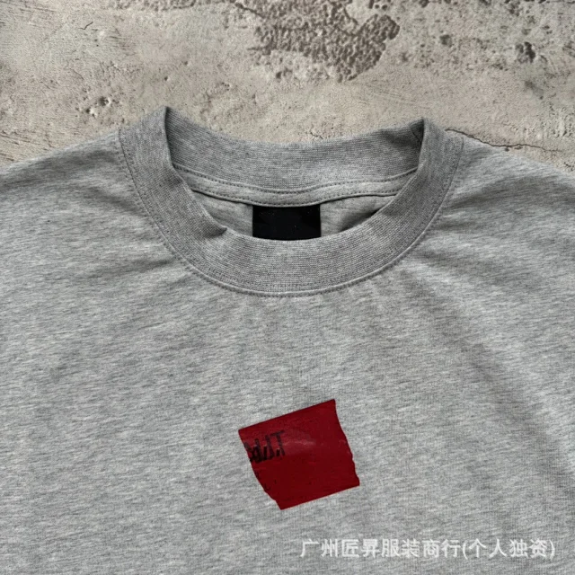 Paris Family Unisex Embroidered Tape Tee Detail
