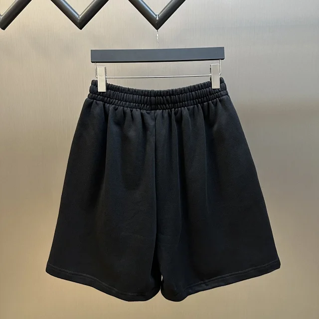Paris Home Unisex Embroidered Sports Shorts Detail