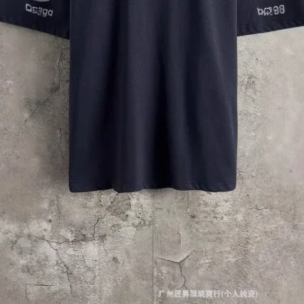 Balenciaga Unisex Oversized Reflective Tee 2025