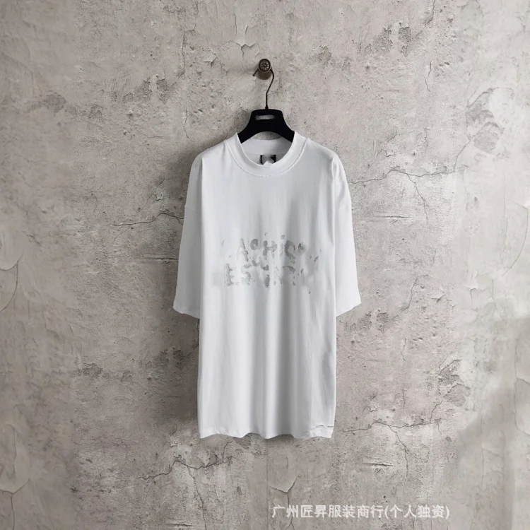 Balenciaga New SS25 Glitter Unisex Tee