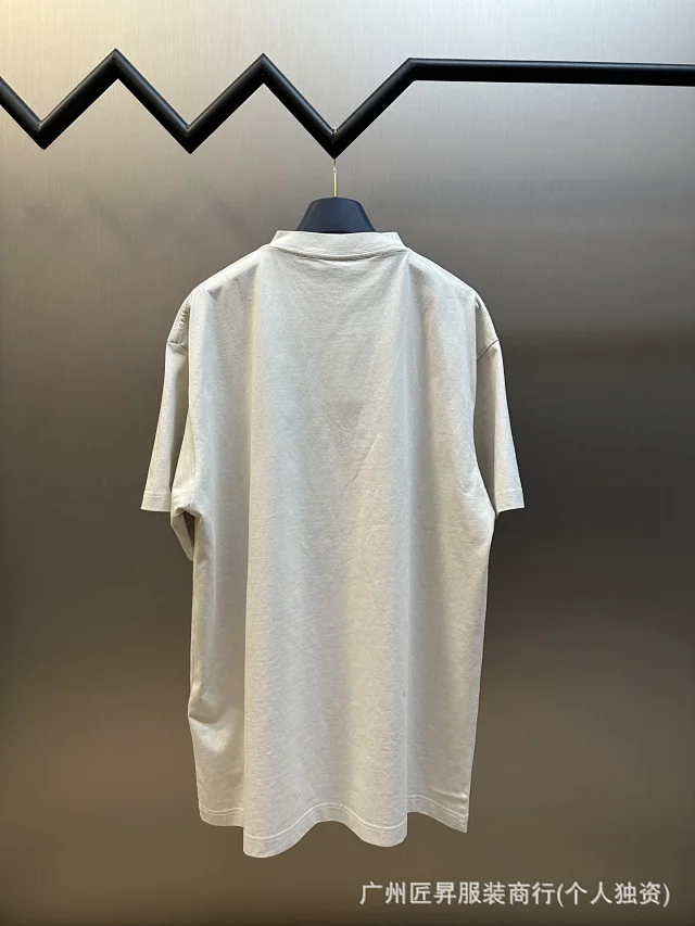 Authentic Balenciaga Paris Print Washed Tee Detail