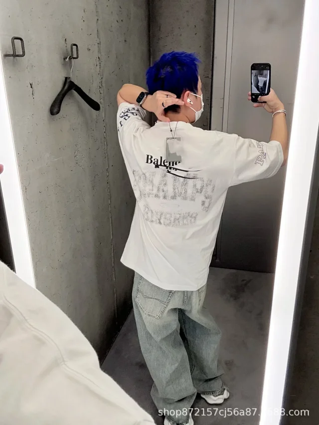 BLCG25SS Paris Love Logo Tee Detail