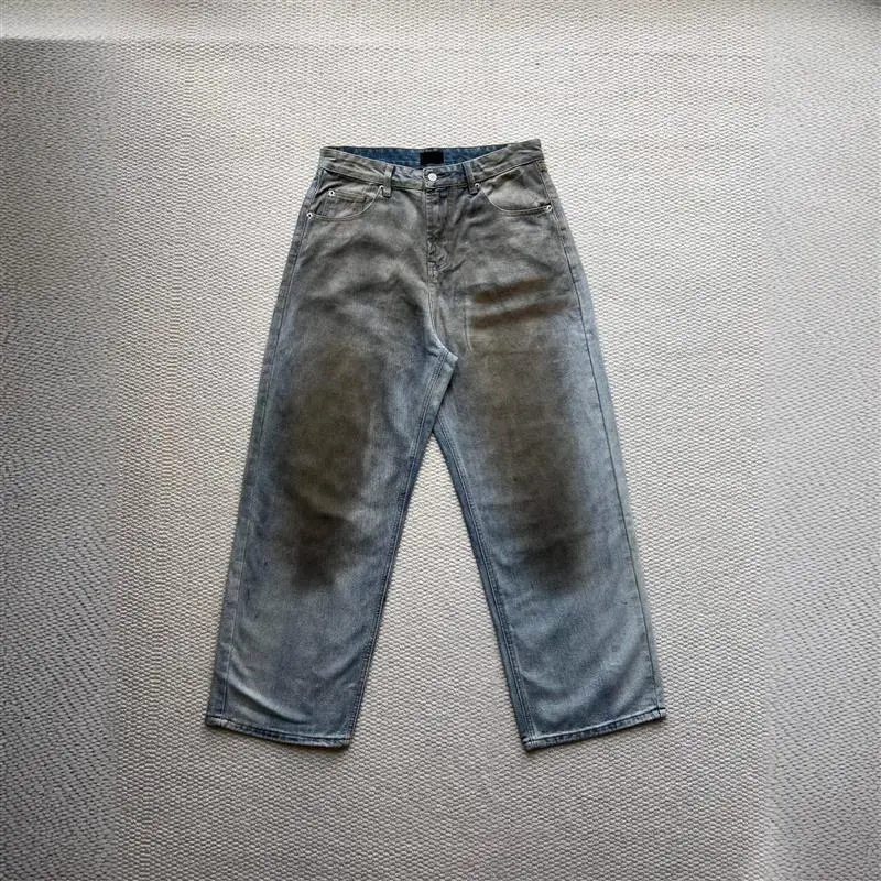 Balenciaga SS25 Distressed Washed Jeans