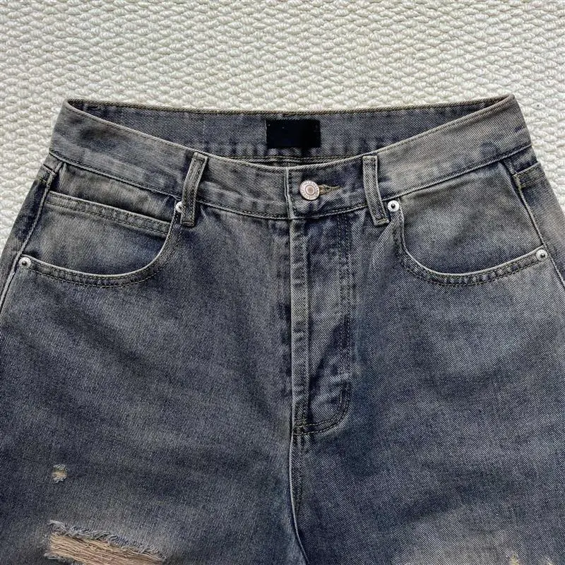 Balenciaga 25SS Distressed Ripped Jeans
