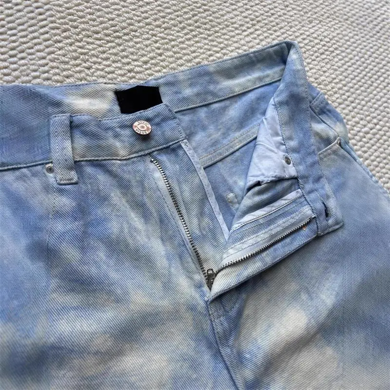 Balenciaga SS25 Sky Blue Ombre Jeans