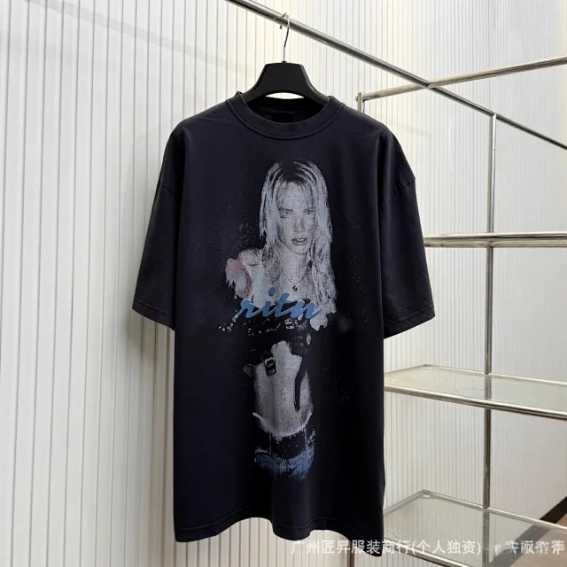 BL Paris 25SS Britney Rhinestone Tee Detail