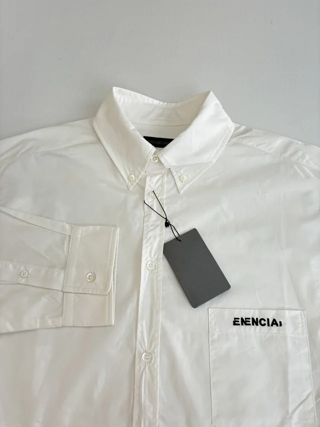 Balenciaga Lion Embroidered MU Shirt SS25 Detail
